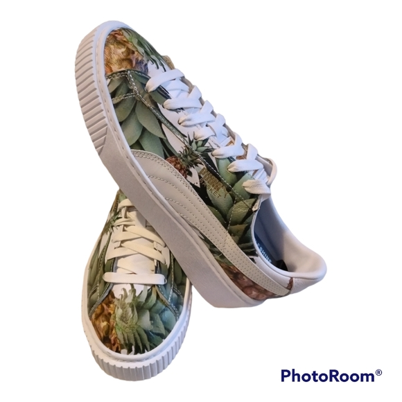 PUMA BASKET PLATFORM PINEAPPLE PRINT - Picture 2 of 11